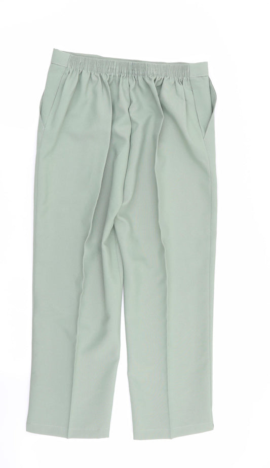 Preworn Womens Green   Trousers  Size 18 L25 in