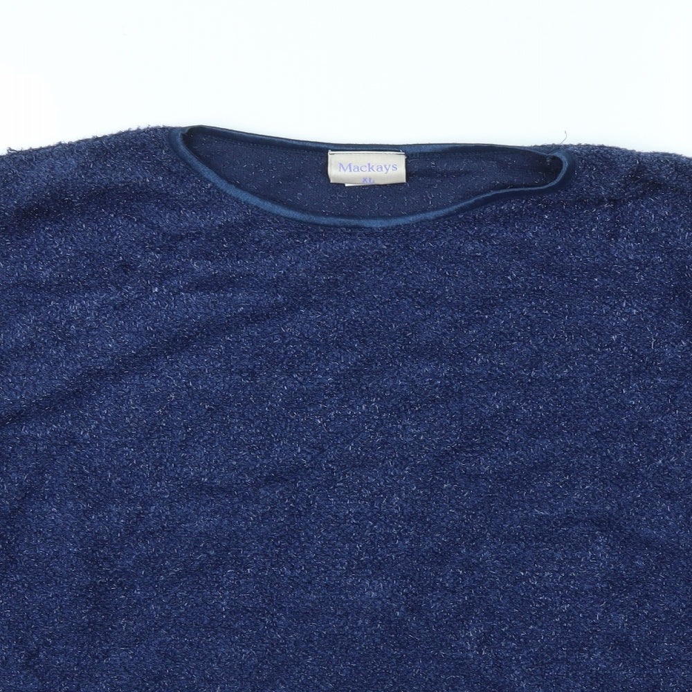 MACKAYS Womens Blue   Pullover Jumper Size XL