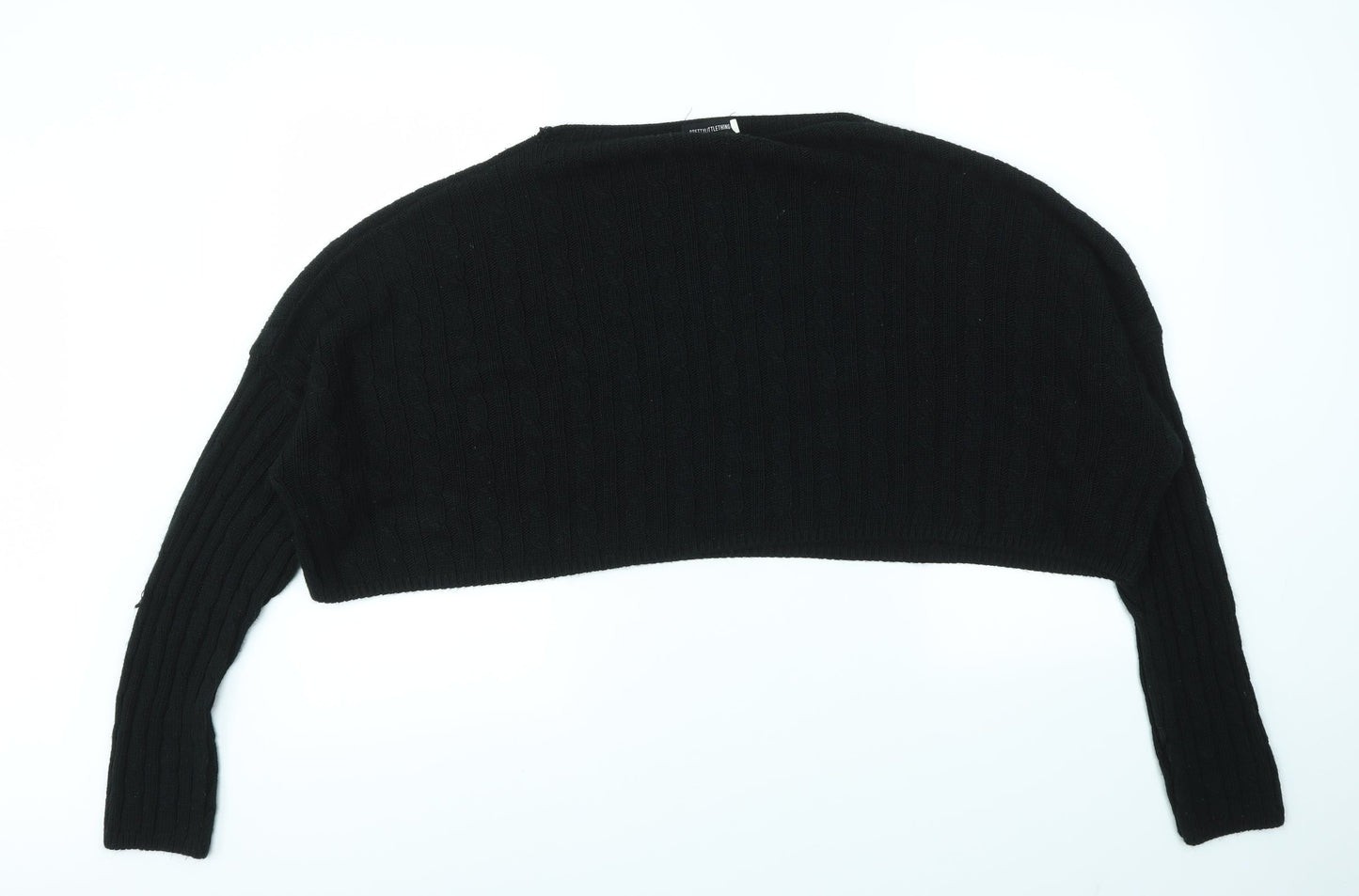 pretty little  Thing Womens Black   Pullover Jumper Size S