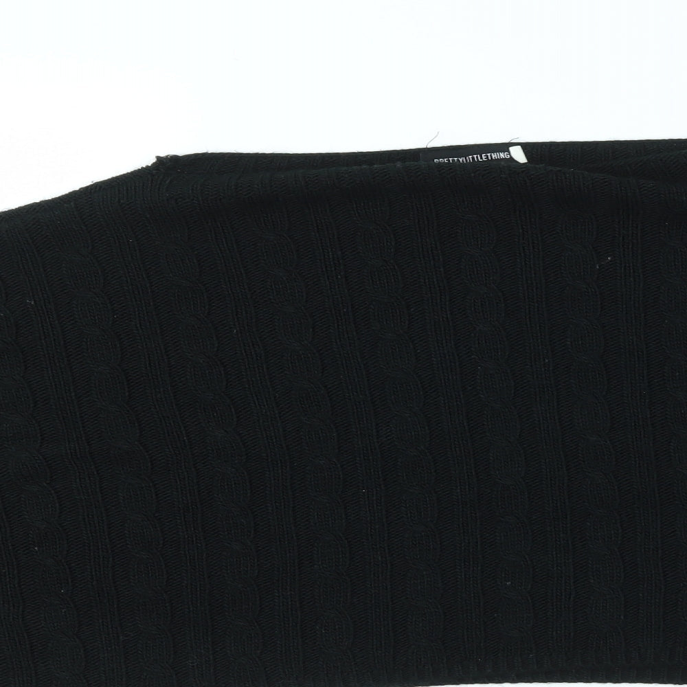 pretty little  Thing Womens Black   Pullover Jumper Size S