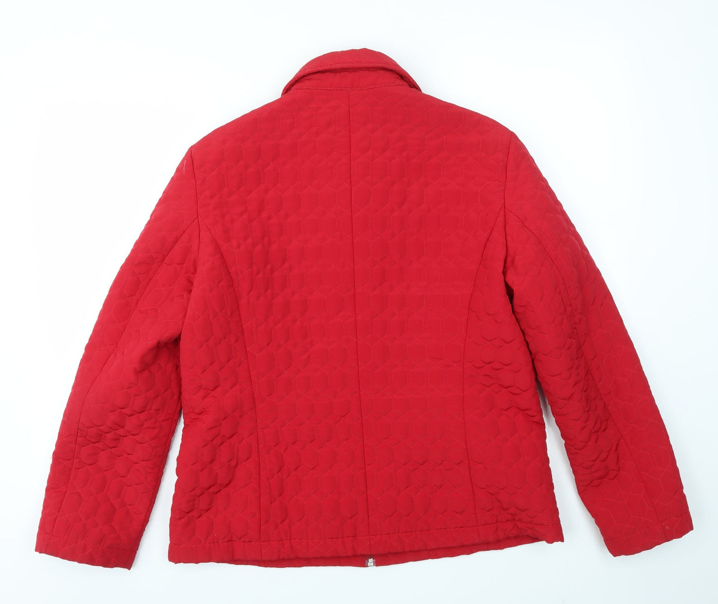 YBC Womens Red   Jacket Coat Size M