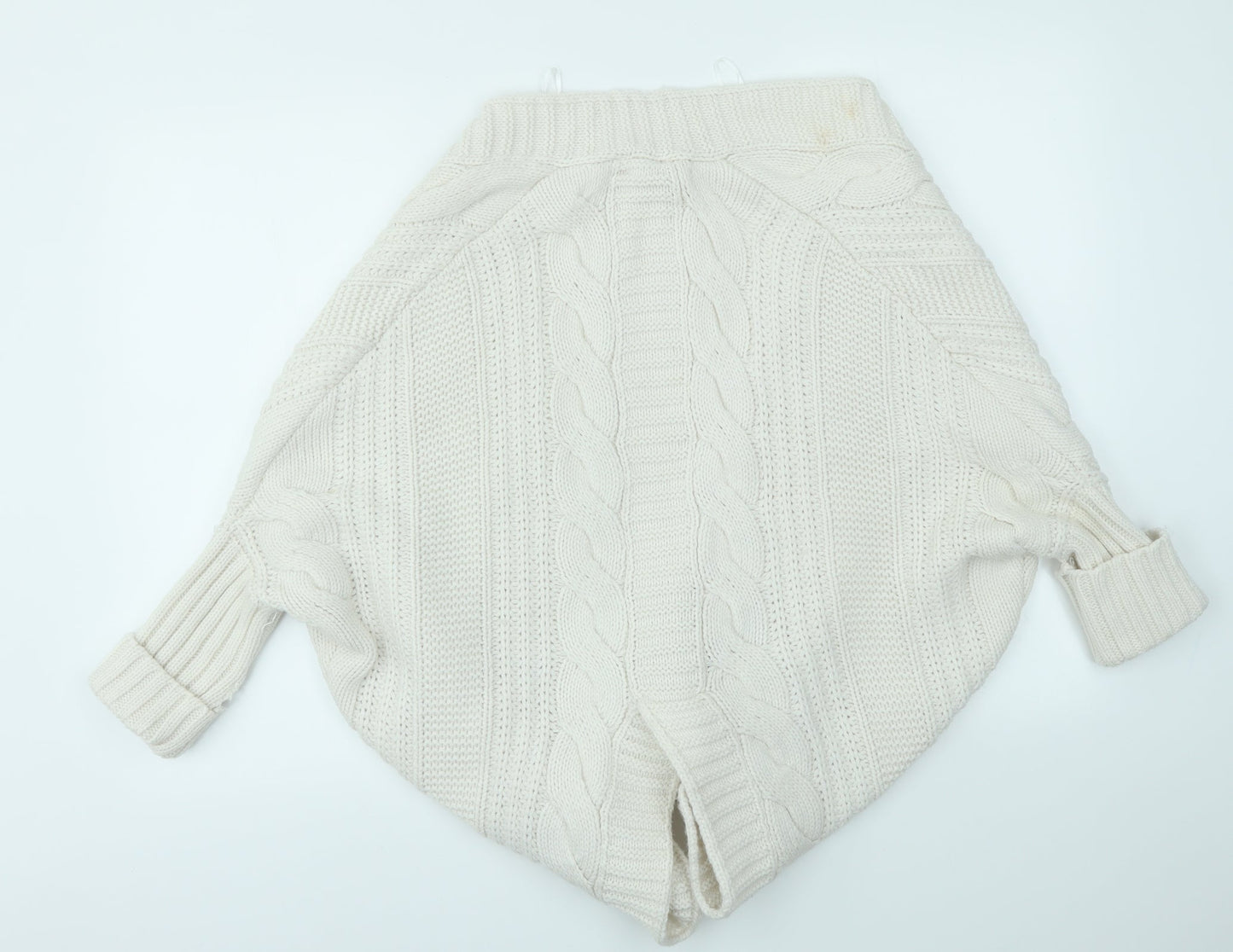 Preworn Womens White   Cardigan Jumper Size S