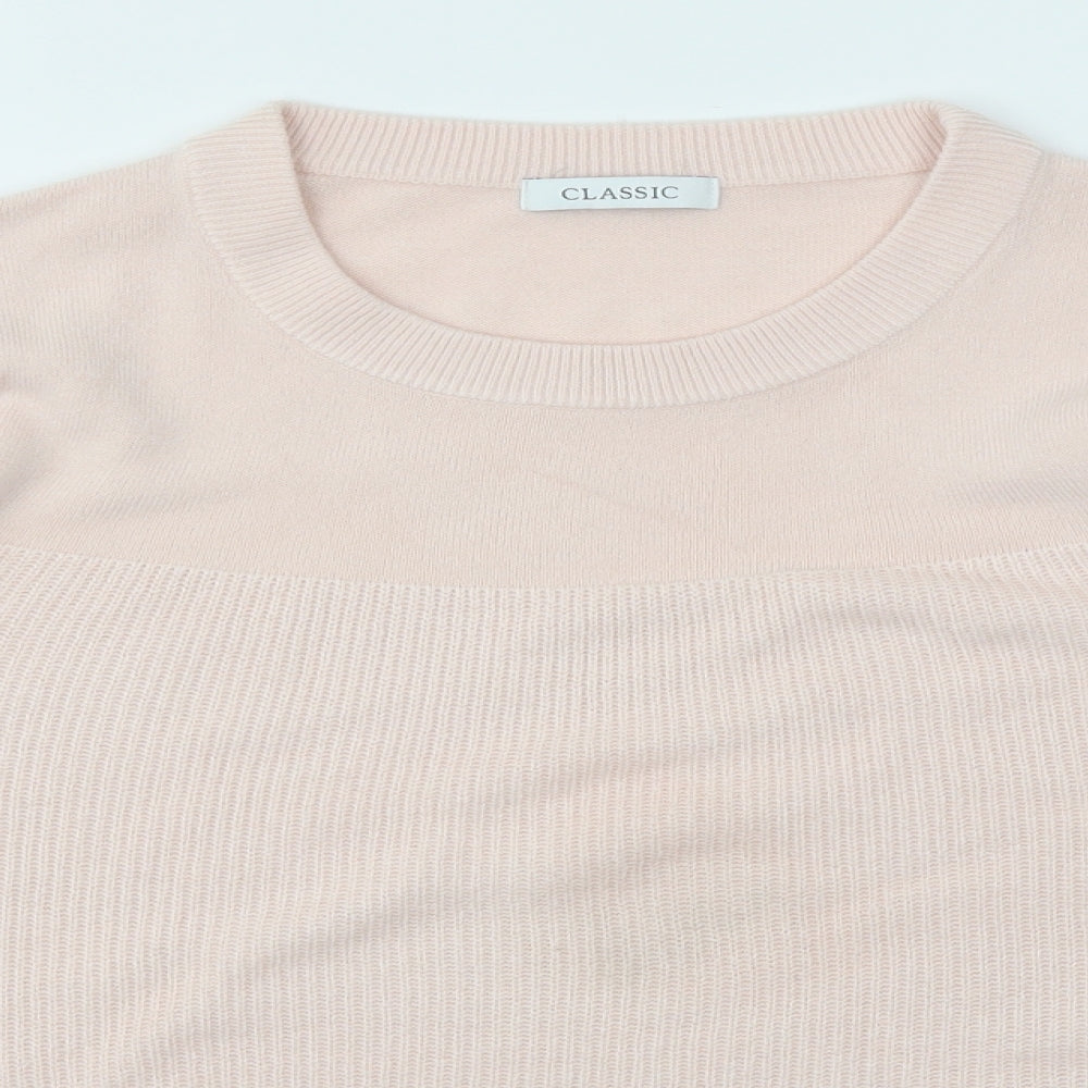 M&S Womens Pink   Pullover Jumper Size 12