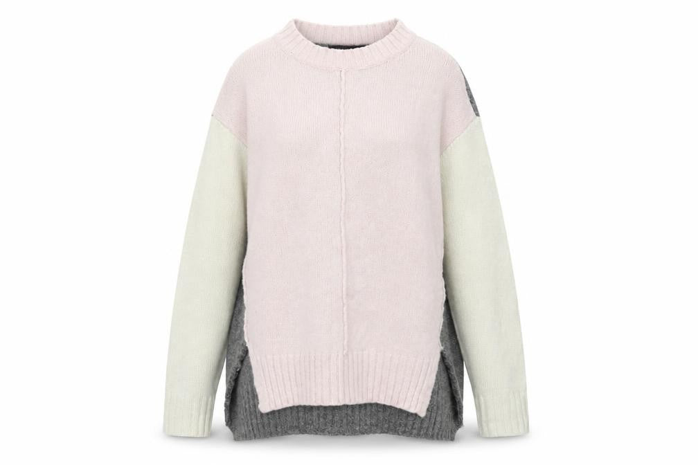M&S Womens Multicoloured   Henley Jumper Size S