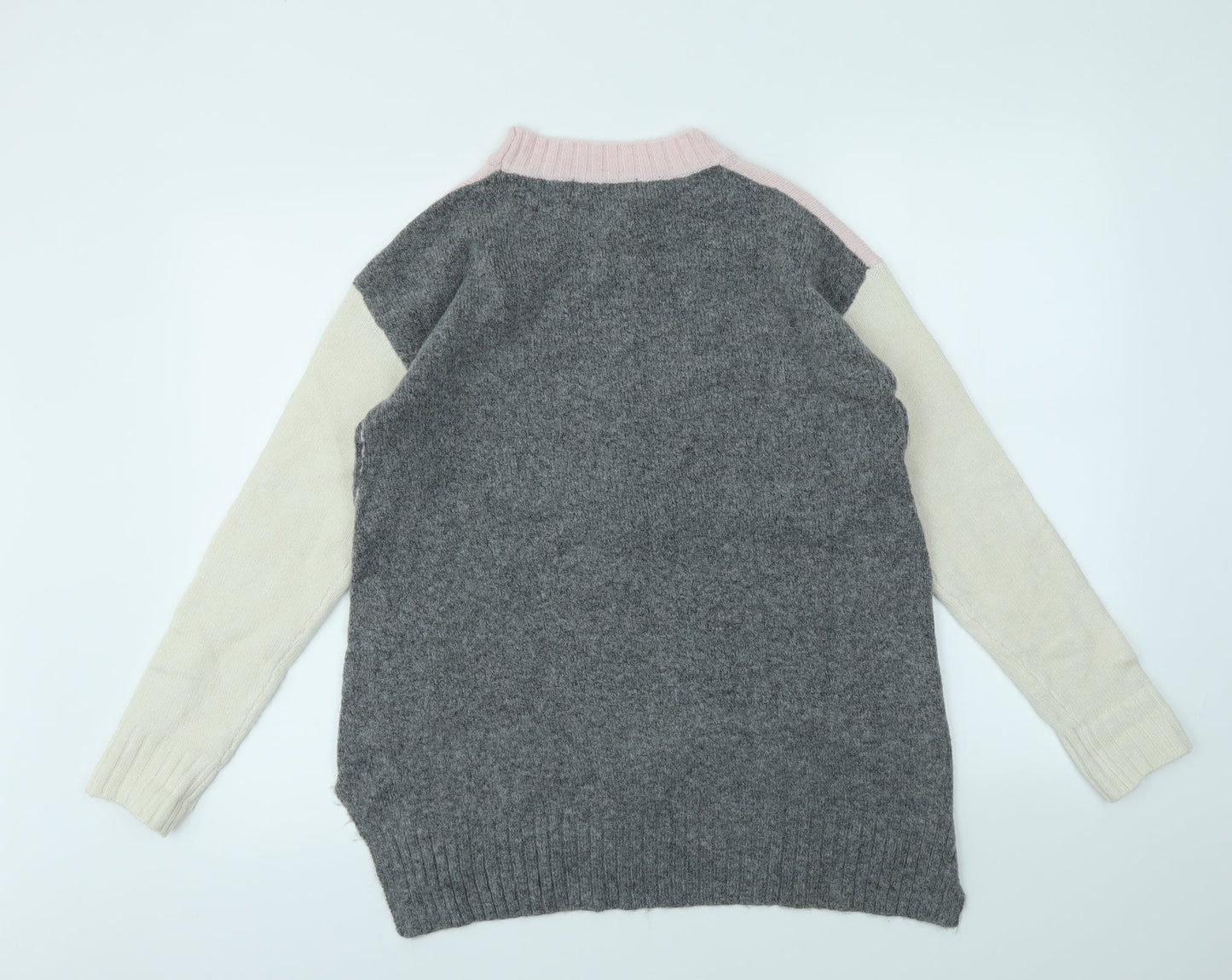 M&S Womens Multicoloured   Henley Jumper Size S