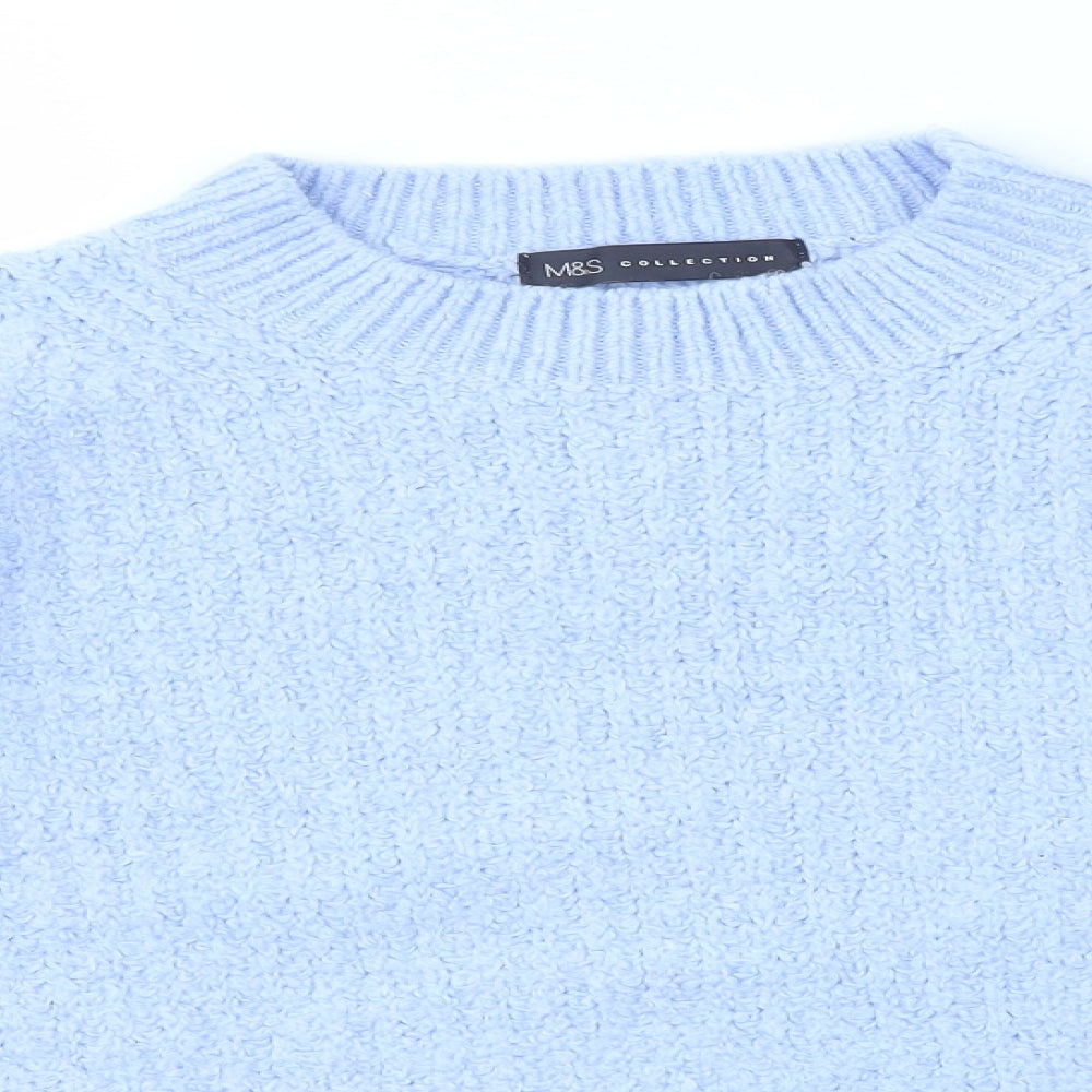 M&S Womens Blue   Pullover Jumper Size M