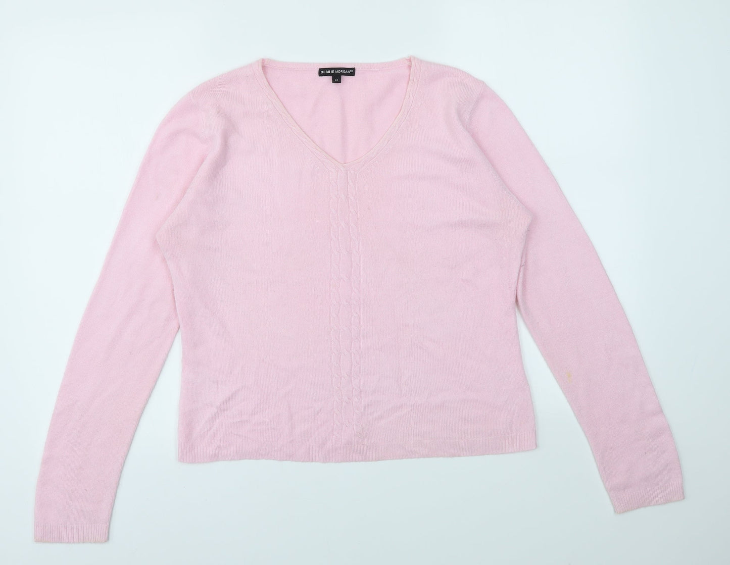Debbie Morgan  Womens Pink   Pullover Jumper Size M