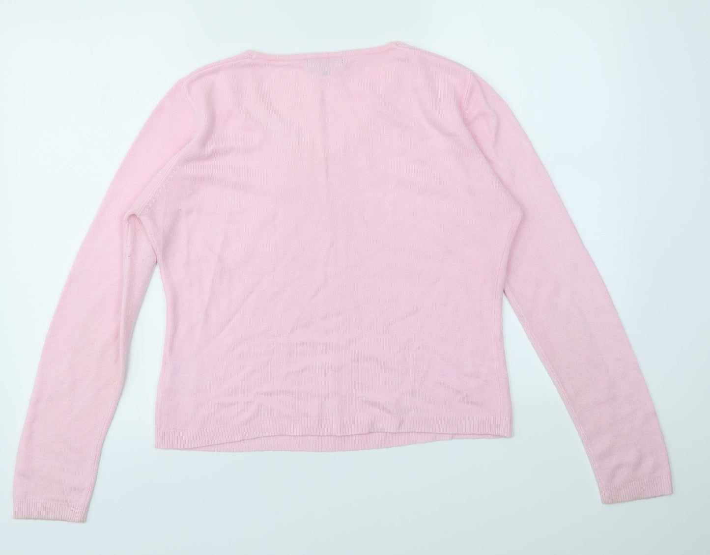 Debbie Morgan  Womens Pink   Pullover Jumper Size M