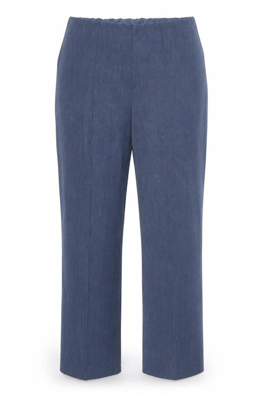 Classic Womens Blue   Trousers  Size 14 L27 in - stretch waistband