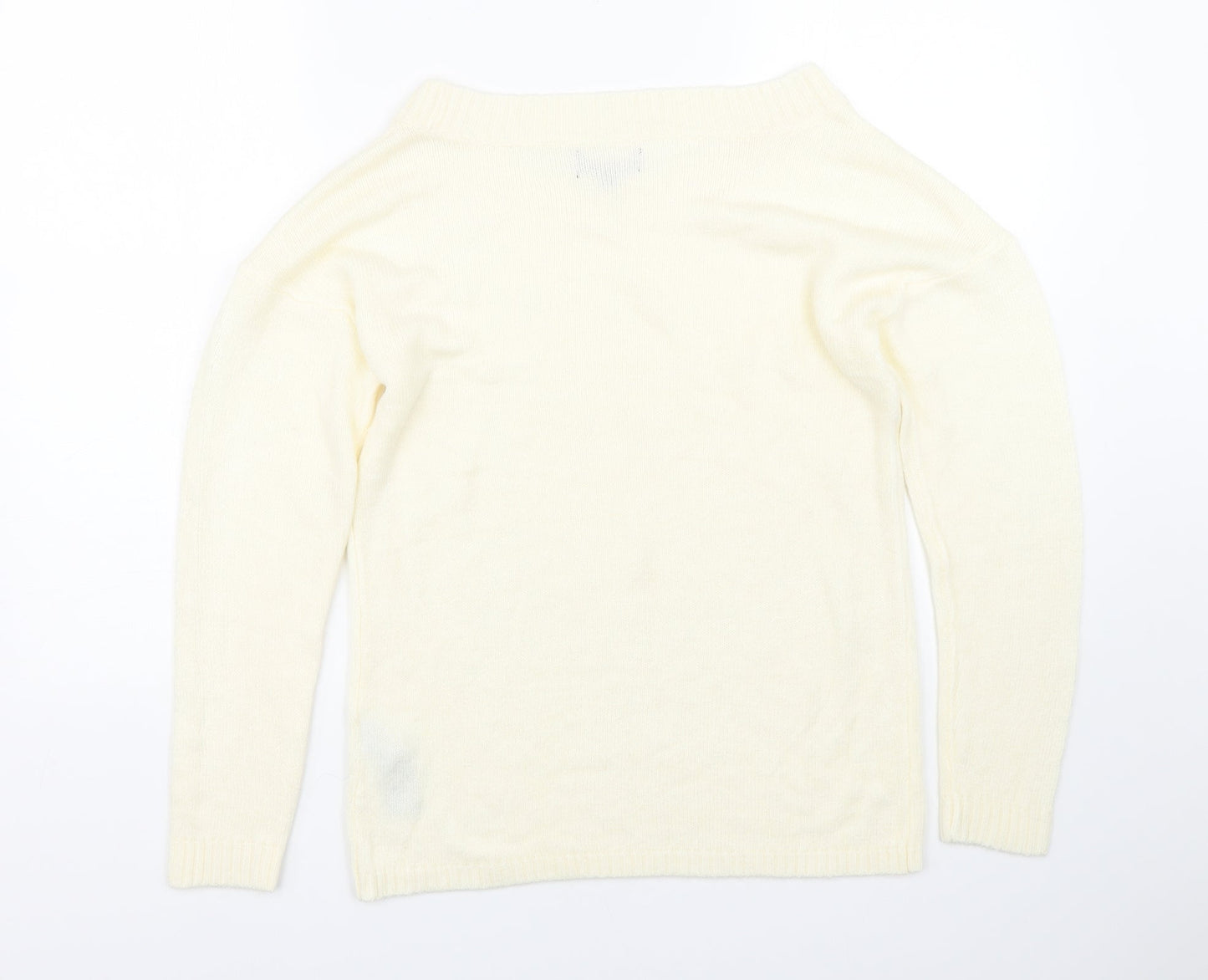 Preworn Womens Beige   Pullover Jumper Size 8