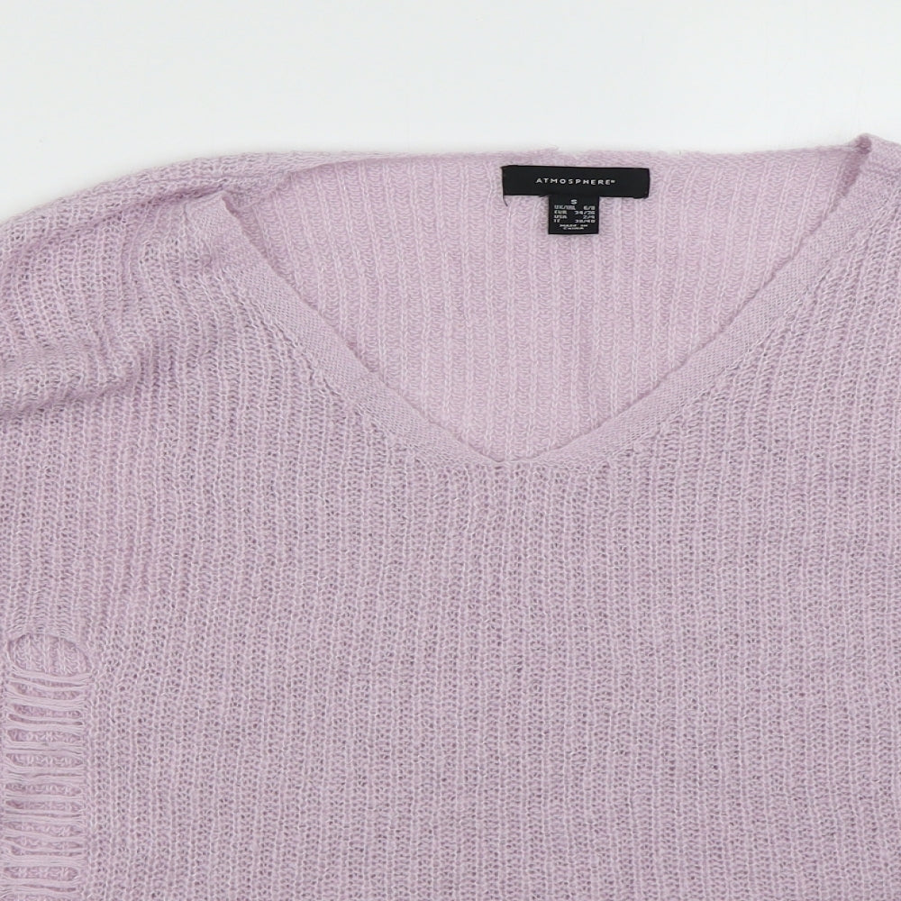 Atmosphere Womens Purple   Pullover Jumper Size S