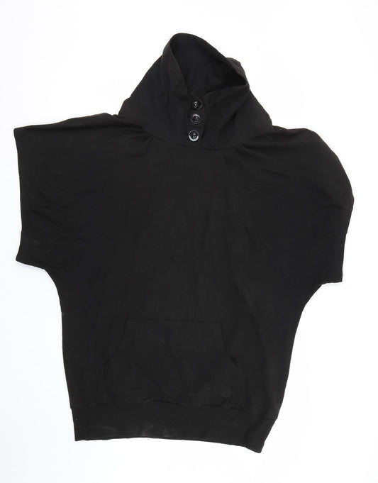 Denim co Womens Black   Pullover Sweatshirt Size 16