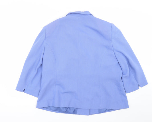 Debenhams Womens Blue   Jacket Suit Size 18