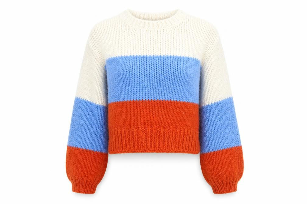 Preworn Womens Multicoloured Striped  Pullover Jumper Size S