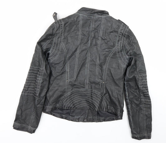 Denim co Womens Black   Jacket Coat Size 12