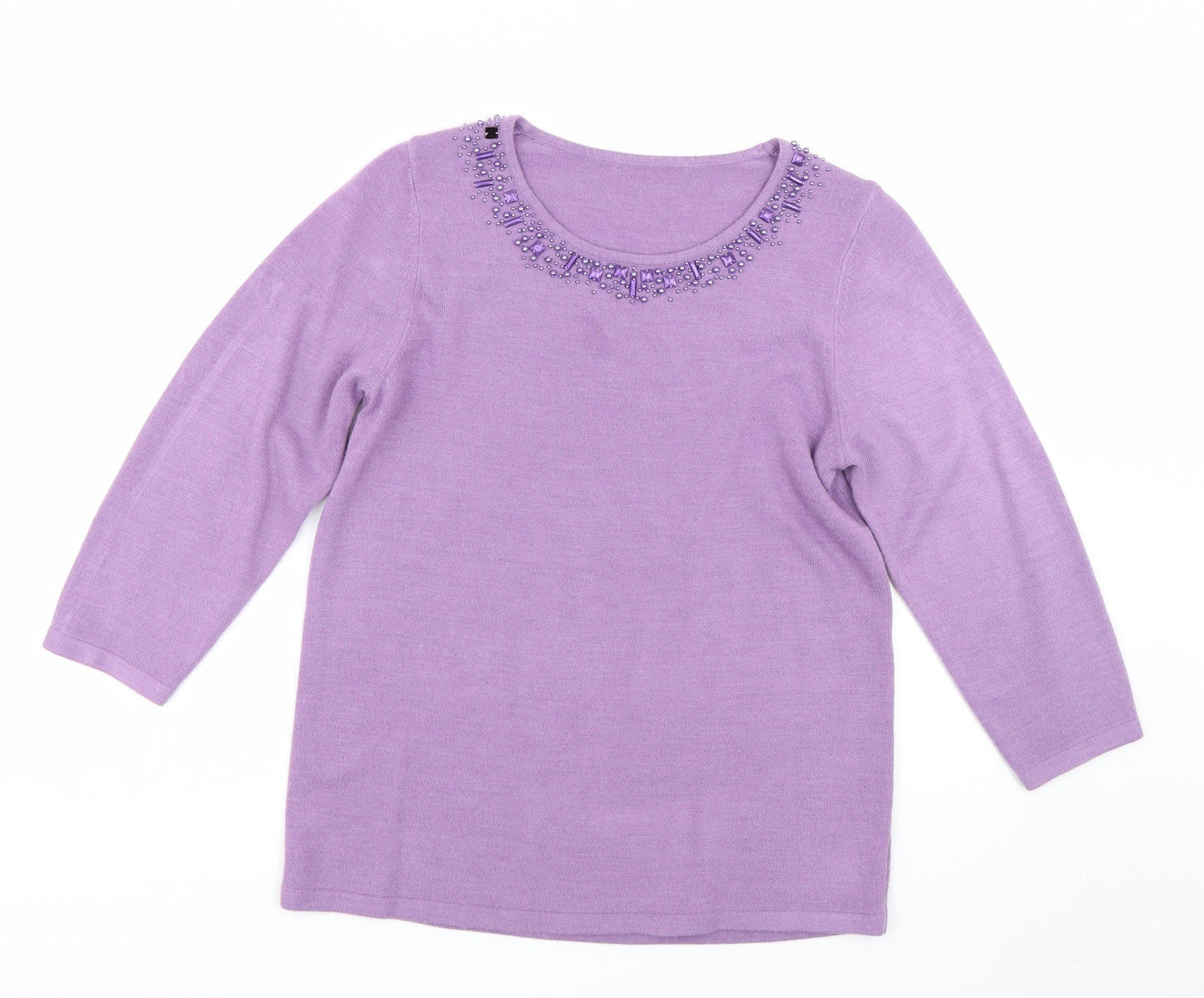 Preworn Womens Purple   Pullover Jumper Size M