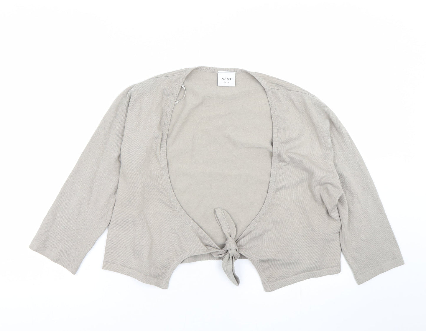 NEXT Womens Beige   Cape Jumper Size 16