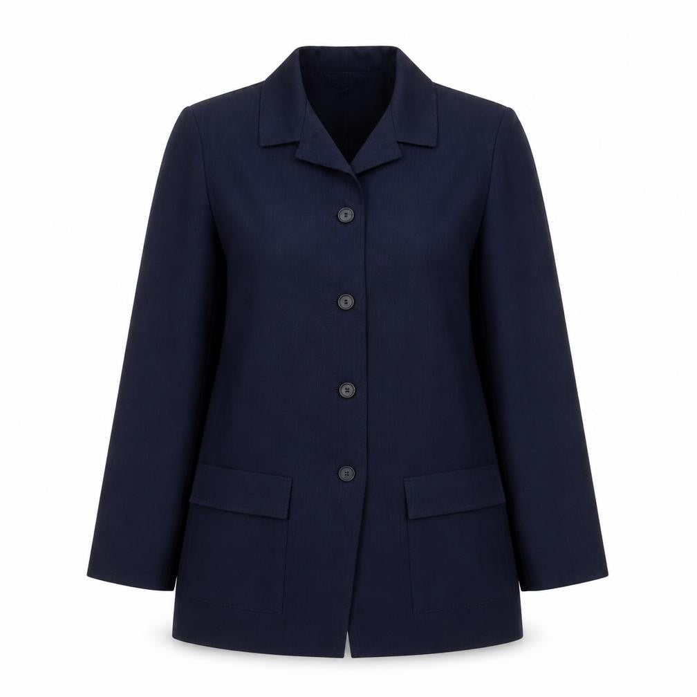 Slimma  Womens Blue   Jacket Suit Jacket Size 14