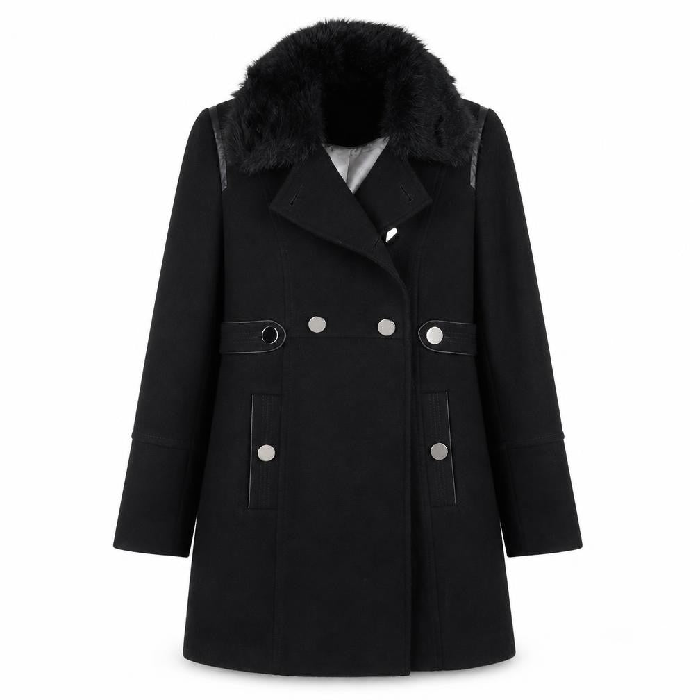 Wallis Womens Black   Jacket Coat Size 10