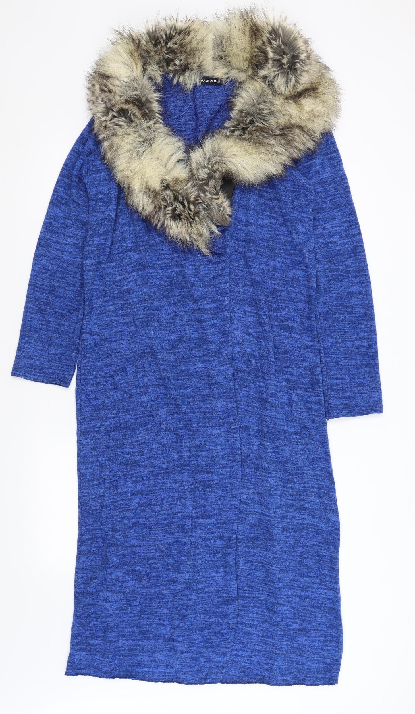 Moda Womens Blue   Cardigan Jumper Size S