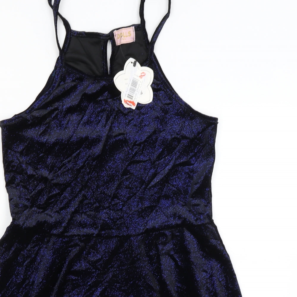 Dolls Womens Blue   Bodycon  Size M