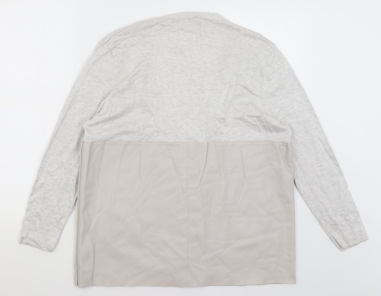 Zara Womens Grey   Cardigan Jumper Size S