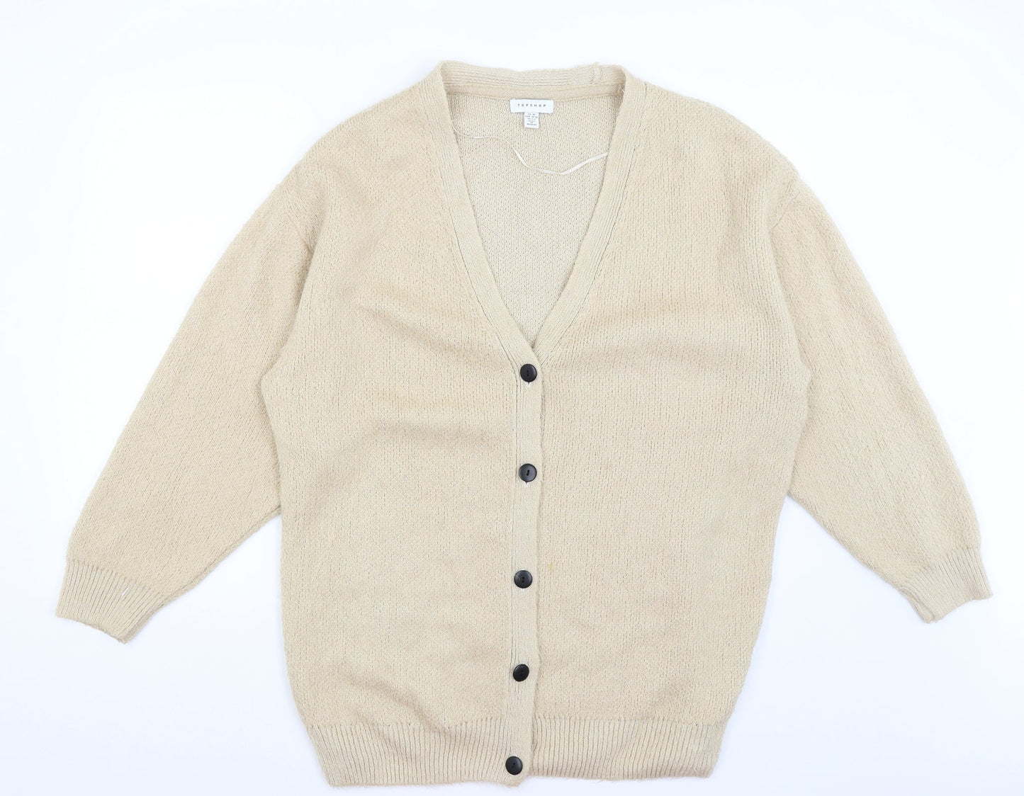 Topshop Womens Beige   Cardigan Jumper Size XS