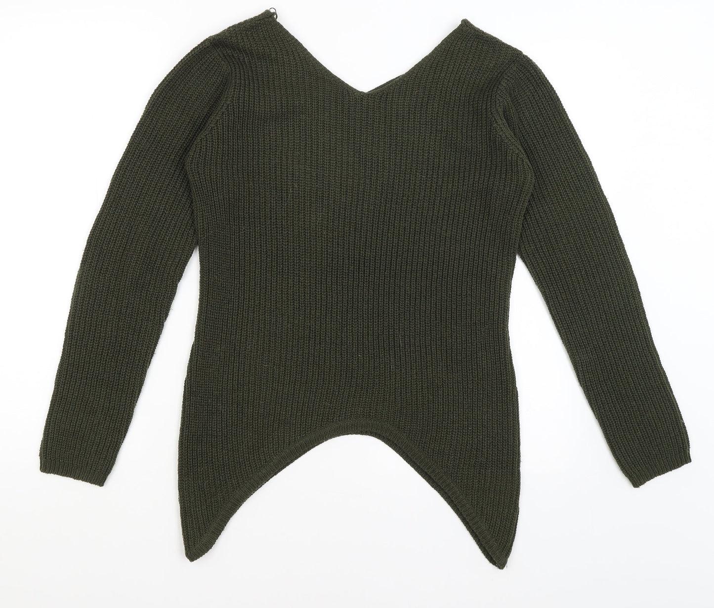 Select Womens Green   Pullover Jumper Size 10