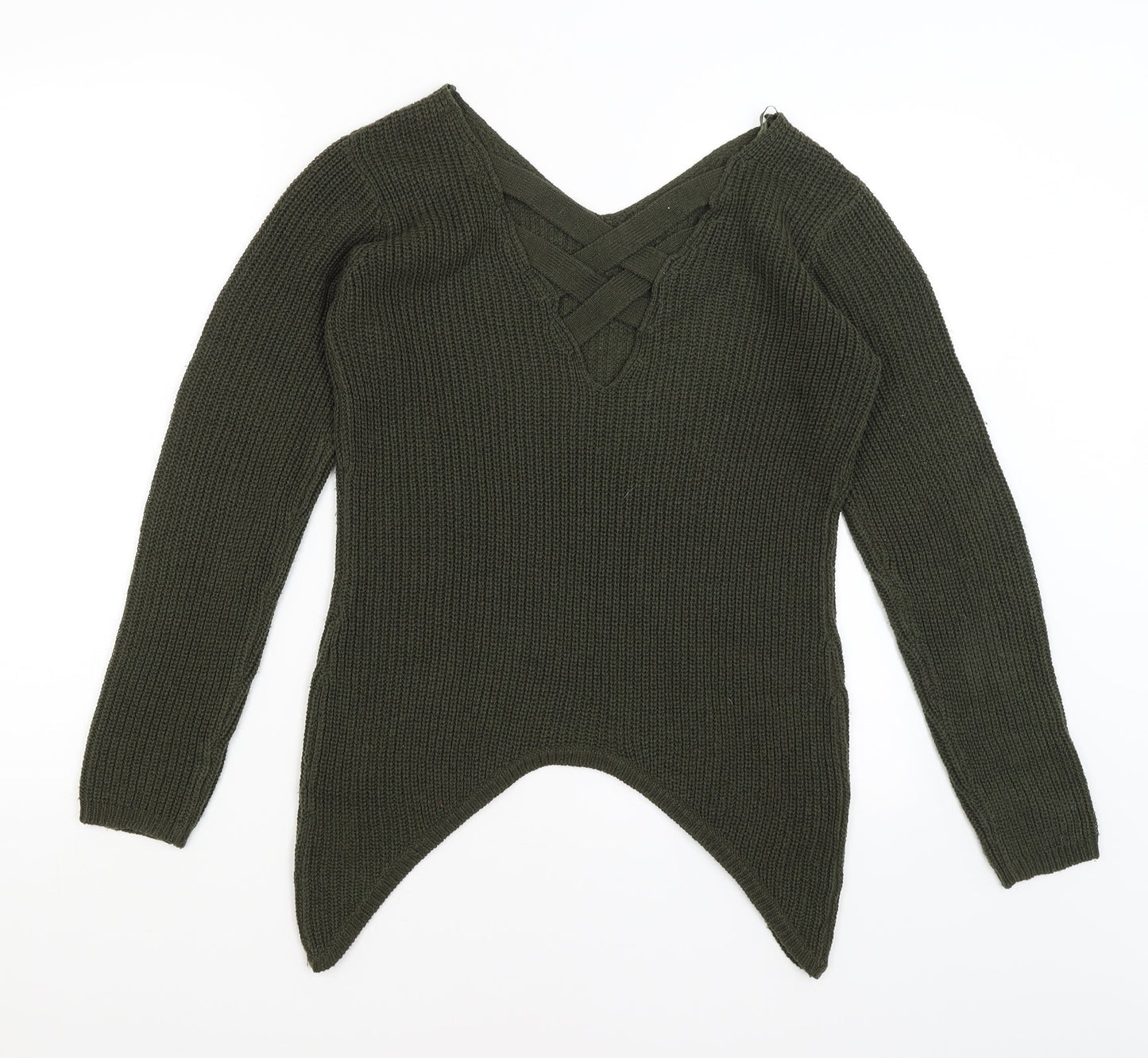 Select Womens Green   Pullover Jumper Size 10