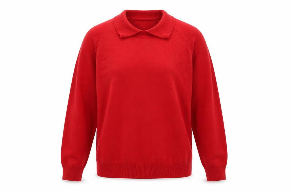 M&S Womens Red   Pullover Jumper Size 12
