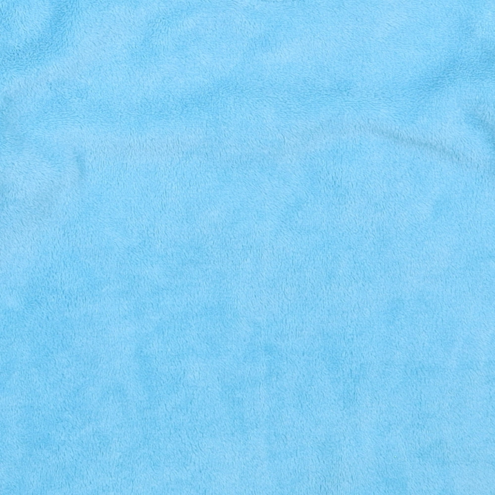 Chill Out Boys Blue Solid Fleece  Pyjama Top Size 8-9 Years