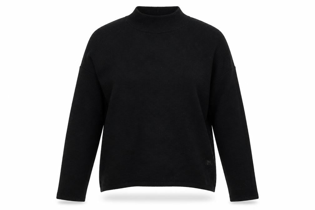 New Look Womens Black  Knit Pullover Jumper Size 12