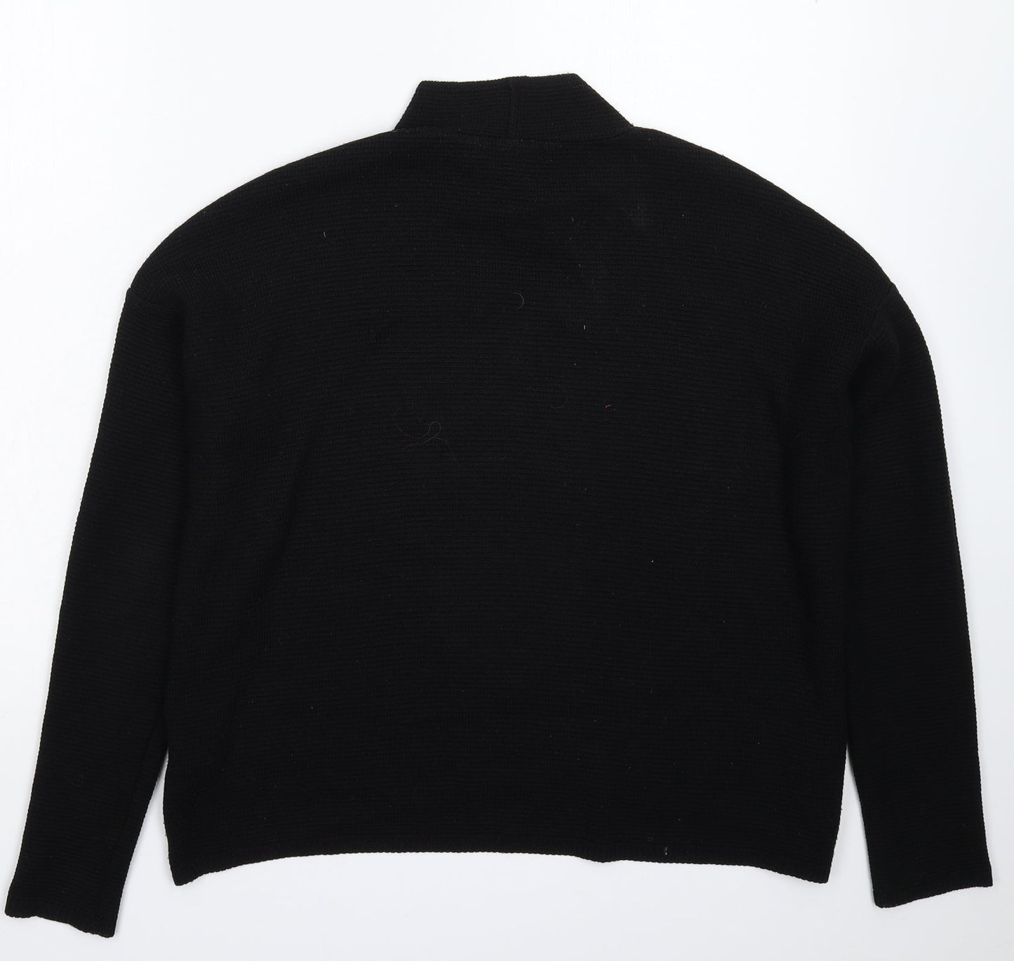 New Look Womens Black  Knit Pullover Jumper Size 12