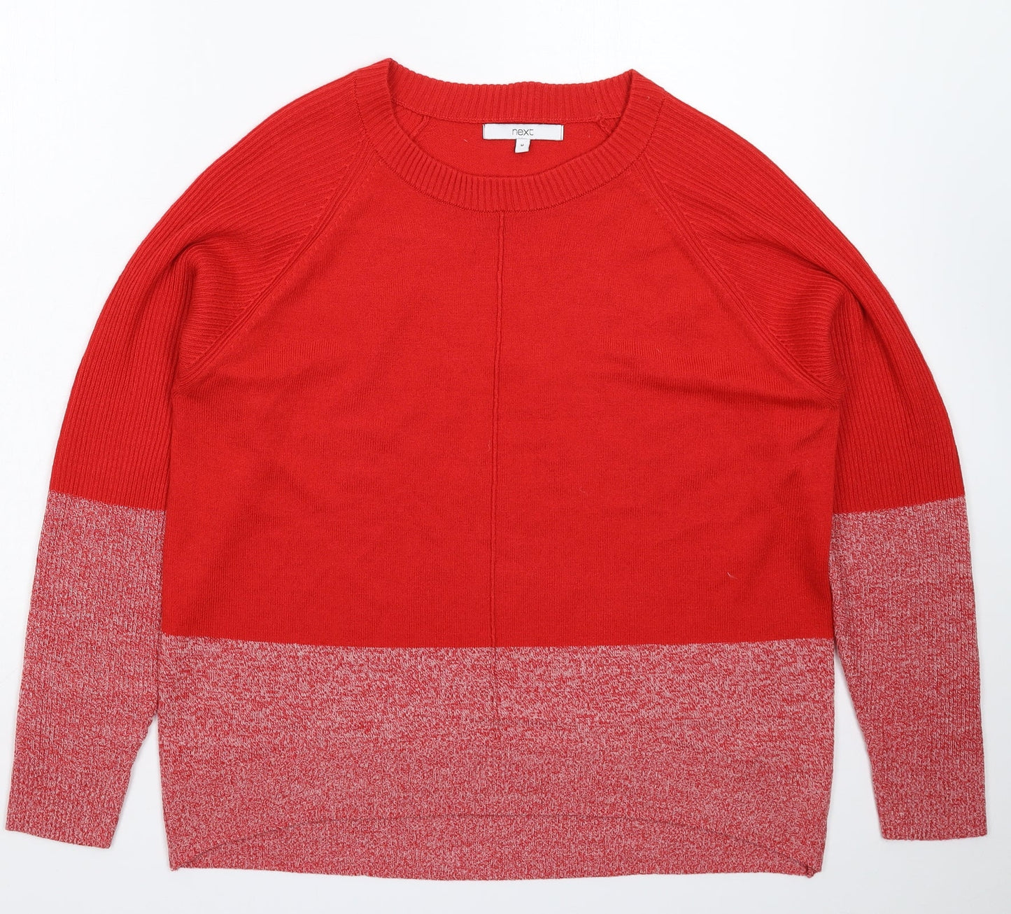 NEXT Womens Red  Knit Pullover Jumper Size M