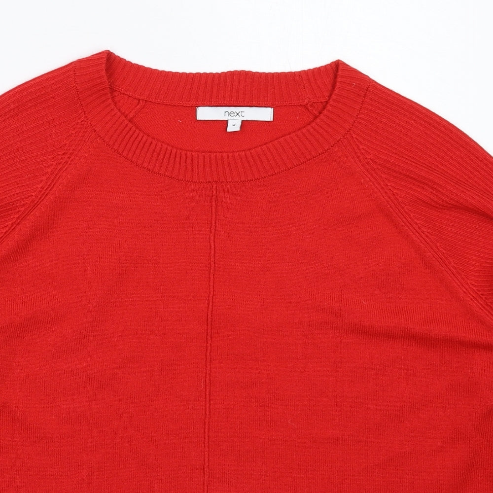 NEXT Womens Red  Knit Pullover Jumper Size M