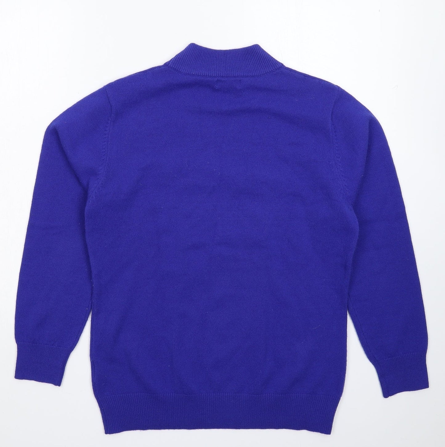Paramour Womens Blue  Knit Pullover Jumper Size L