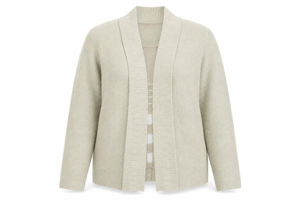 Alexara Womens Beige  Knit Pullover Jumper Size L
