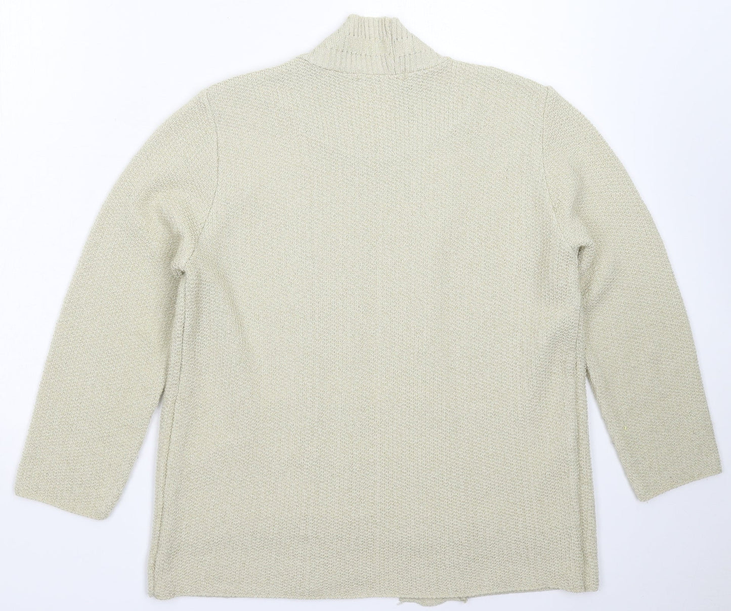 Alexara Womens Beige  Knit Pullover Jumper Size L