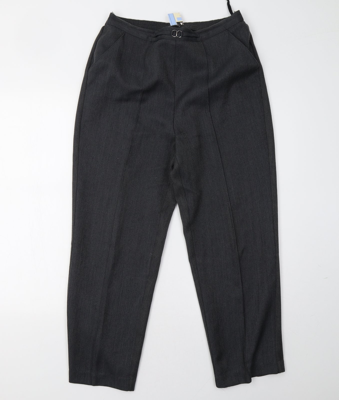 BM Womens Grey   Trousers  Size 12 L28 in