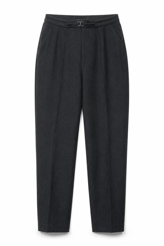 BM Womens Grey   Trousers  Size 12 L28 in