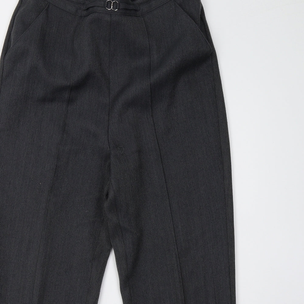 BM Womens Grey   Trousers  Size 12 L28 in