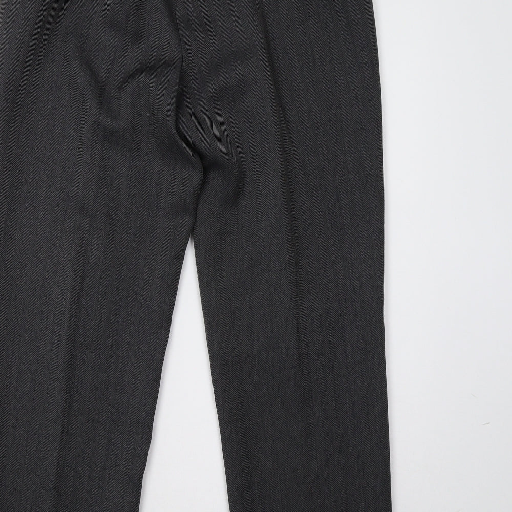 BM Womens Grey   Trousers  Size 12 L28 in