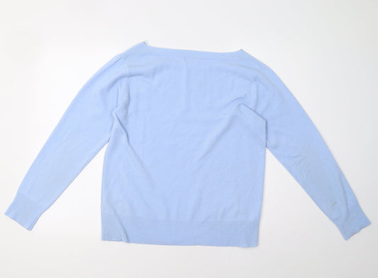M&Co Womens Blue   Pullover Sweatshirt Size 16