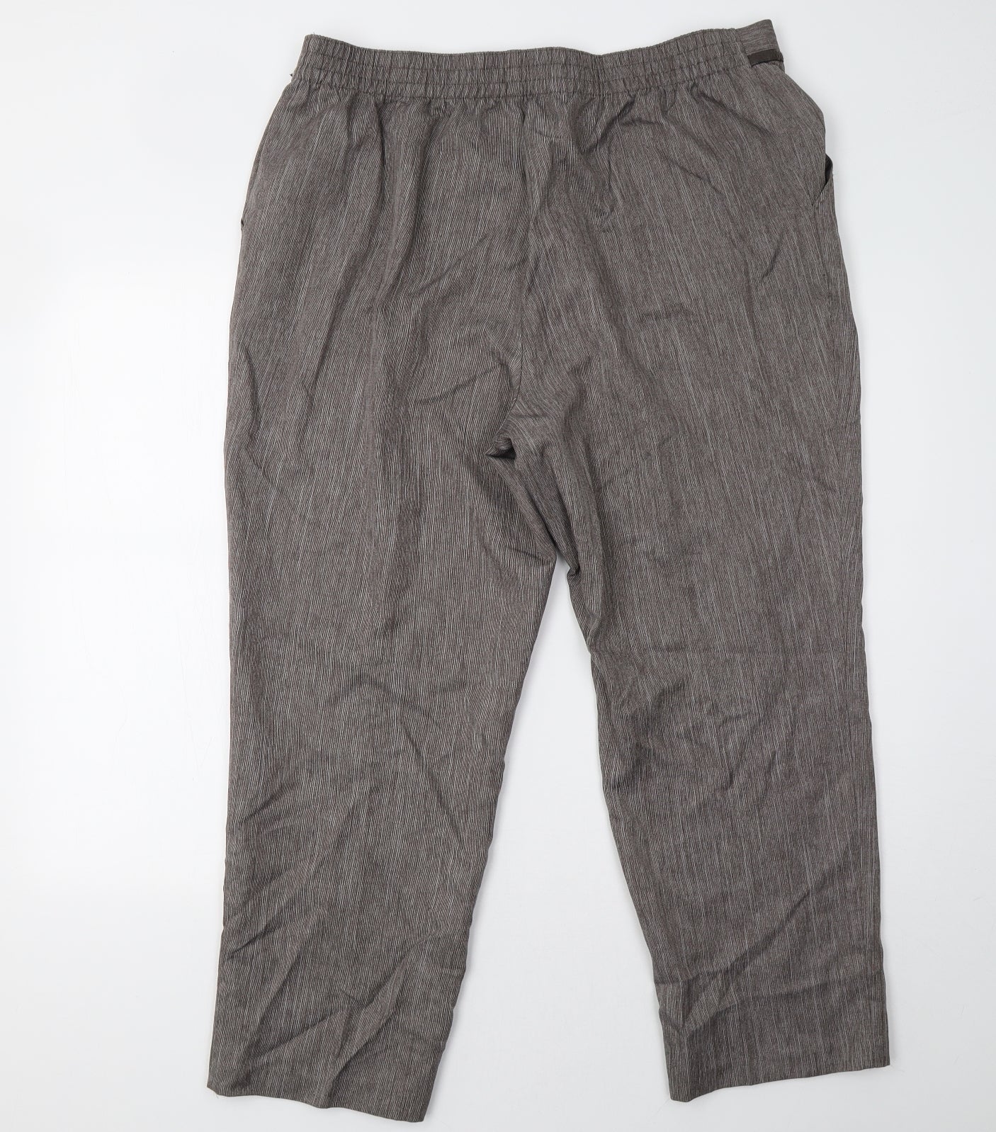 Marks and Spencer Womens Brown   Trousers  Size 18 L27 in