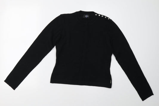Debenhams Womens Black   Pullover Sweatshirt Size M