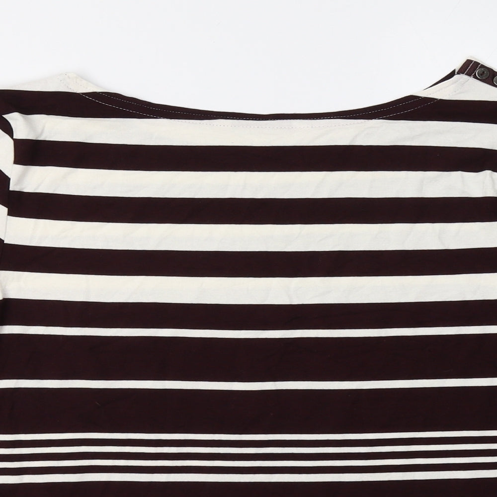 Debenhams Womens Purple Striped  Pullover Sweatshirt Size 14