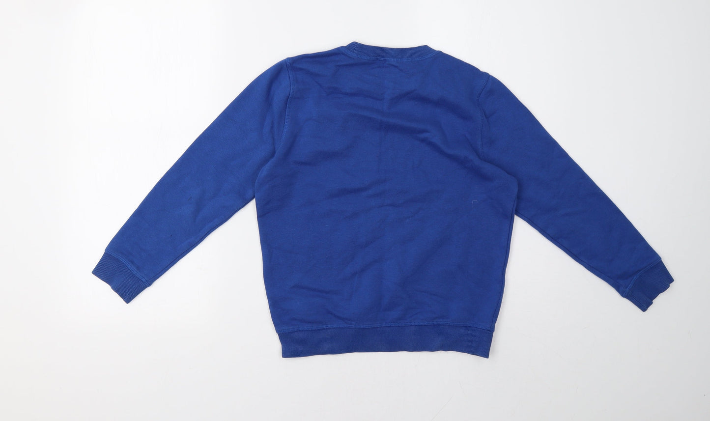 F&F Boys Blue   Pullover Sweatshirt Size 9-10 Years  - glendale middle school