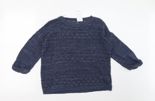 fatface Womens Blue   Pullover Sweatshirt Size S