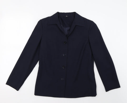 Preworn Womens Blue   Jacket Blazer Size 10