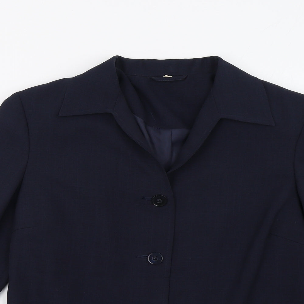 Preworn Womens Blue   Jacket Blazer Size 10